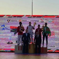 The RTU MIREA student from Angola won the silver medal in the World Championship in the National Kurash Tatar Wrestling