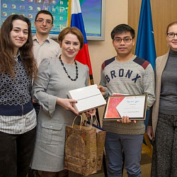 Foreign students of University win photo contest "Russian Winter"