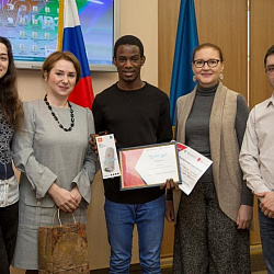 Foreign students of University win photo contest "Russian Winter"