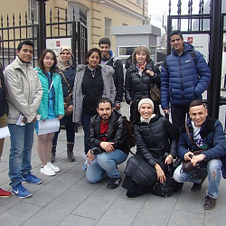 Students of International Education Institute visited Moscow Planetarium