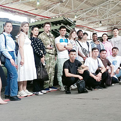 International Students Participate in Military Reenactment Commemorating 80th Victory Day