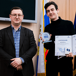 Certificates of completion of the Artificial Intelligence and the Internet of Things tracks of the Samsung IT Academy were awarded at RTU MIREA