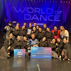 The RTU MIREA student team won first place in the qualifying round of the World of Dance_Serbia championship in Belgrade