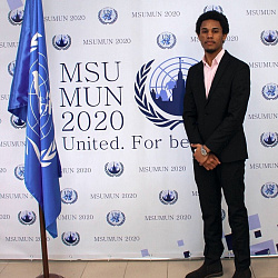 Student of the RTU MIREA Institute of International Education took part in the international student conference MSU UN Model 