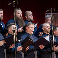 The Sretensky Monastery choir performs at the University on the eve of National Unity Day