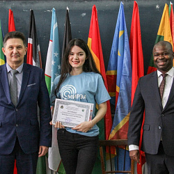 Students of the Institute of International Education won the Russian language competition
