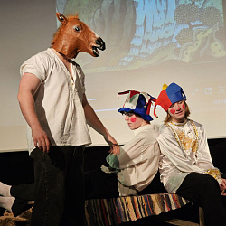 The Institute of International Education staged the play "The Tale of the Priest and His Workman Balda"