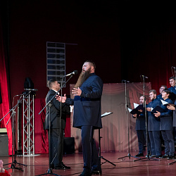 The Sretensky Monastery choir performs at the University on the eve of National Unity Day