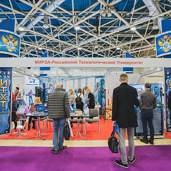 RTU MIREA traditionally took part in the 23rd international exhibition of the chemical industry and science – “CHEMISTRY-2020”