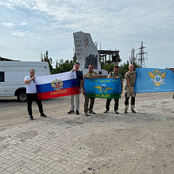 RTU MIREA delegation visited Mariupol on Airborne Forces Day