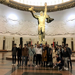 Students of the Pre-university Training Department for foreign citizens visited the Victory Museum