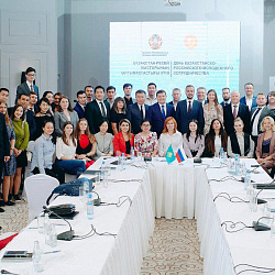 Representative of RTU MIREA takes part in Forum of Youth of CIS countries in Alma-Ata