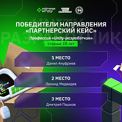 A student from the Institute of Information Technologies took the third place in the finals of the “Start the Game” competition