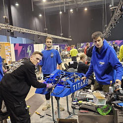 The RTU MIREA team is preparing for the Battle of Robots championship