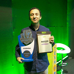 Kerolos Kamal, an international student of RTU MIREA, became the winner of the VSport award