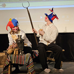 The Institute of International Education staged the play "The Tale of the Priest and His Workman Balda"