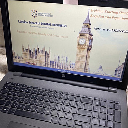 The London School of Digital Business gave a video lecture for the students of the Institute of Innovative Technologies and Public Administration (INTEGU)