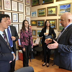 Delegation from Beijing Investment Bureau at RTU MIREA 