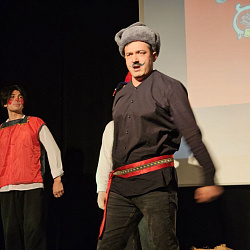 The Institute of International Education staged the play "The Tale of the Priest and His Workman Balda"