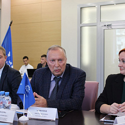 First Vice-Rector of RTU MIREA made a report at a meeting of the Regional Council of the Tomsk Regional Branch of the All-Russian Public Organization "Union of Mechanical Engineers of Russia"